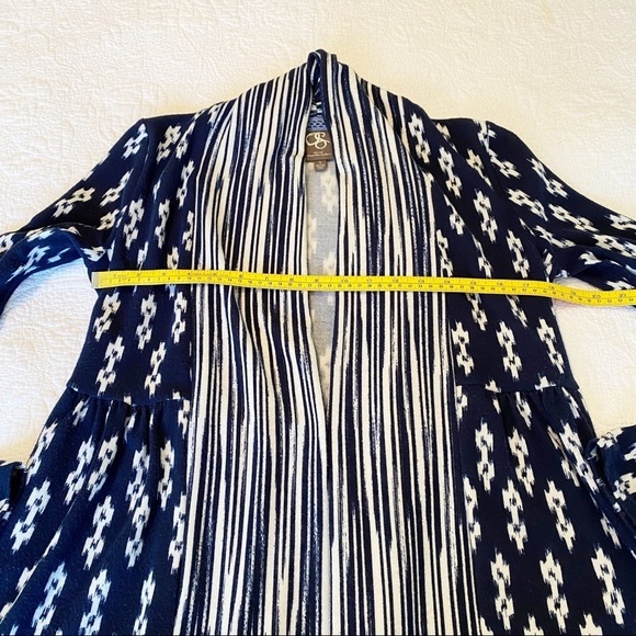 Anthro One September Martingale Blue Cardigan - S - Picture 10 of 13